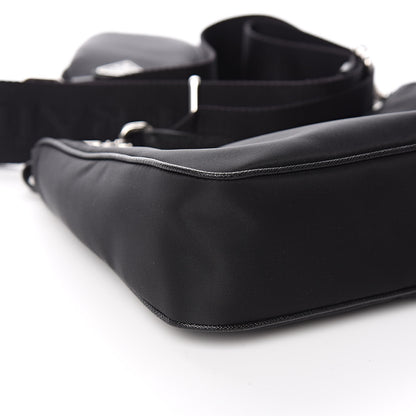 Prada Nylon Re-Edition 2005 Shoulder Bag Black 7 of 10
