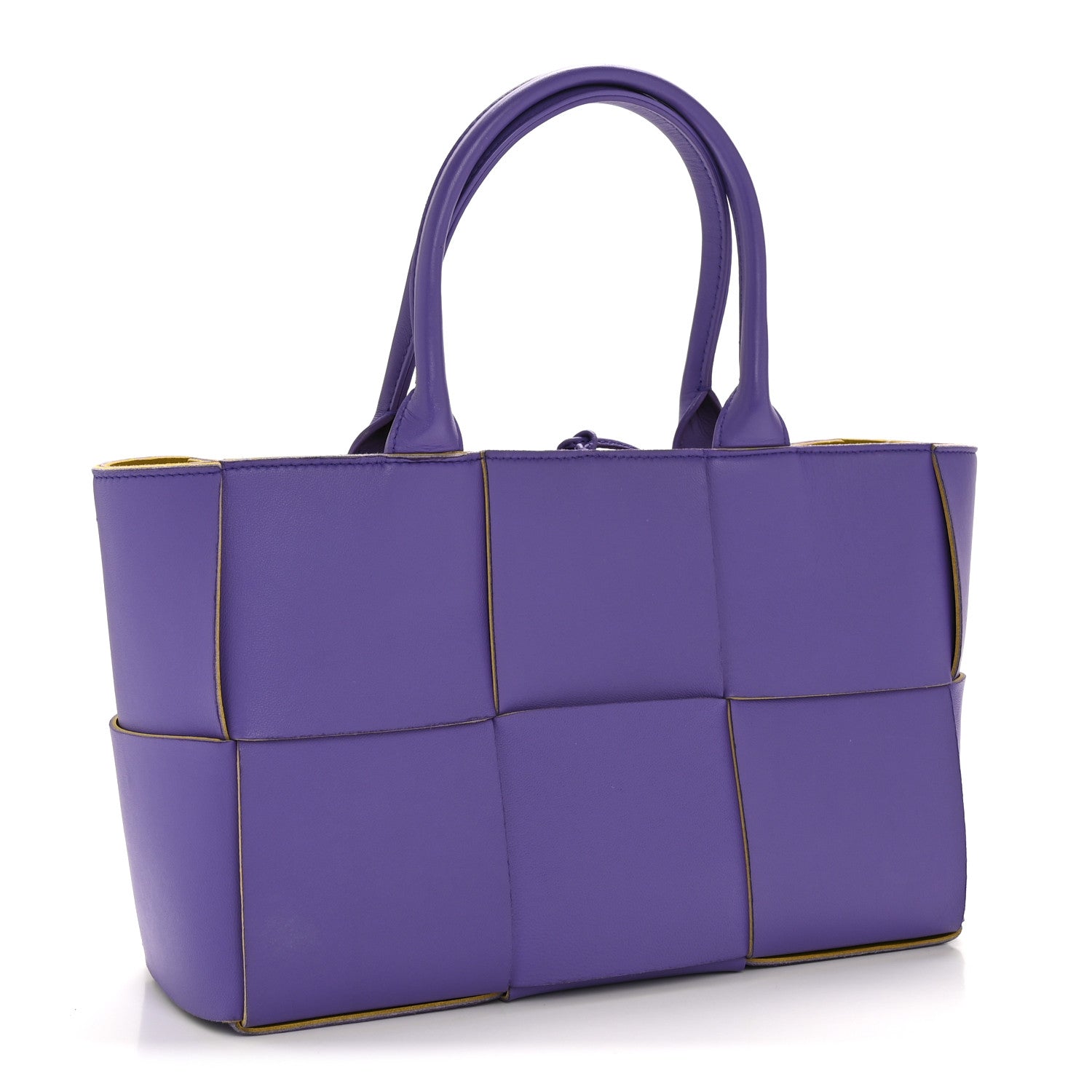 Bottega Veneta Nappa Maxi Intrecciato Small Arco Tote Purple