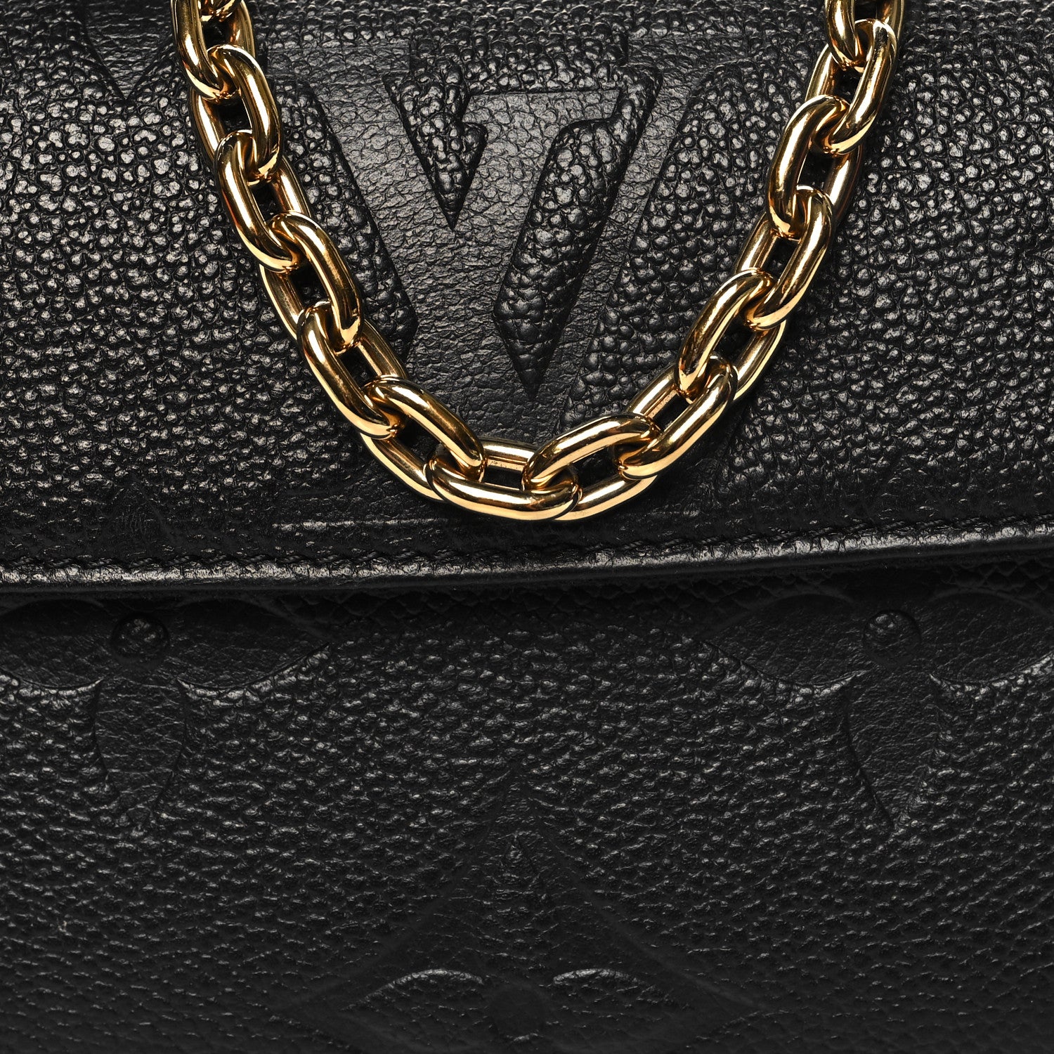 Louis Vuitton Empreinte Monogram Giant Ivy Wallet On Chain Black 7 of 11