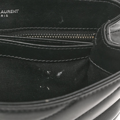 Saint Laurent Calfskin Y Quilted Monogram Toy Loulou Crossbody Bag Black 15 of 15