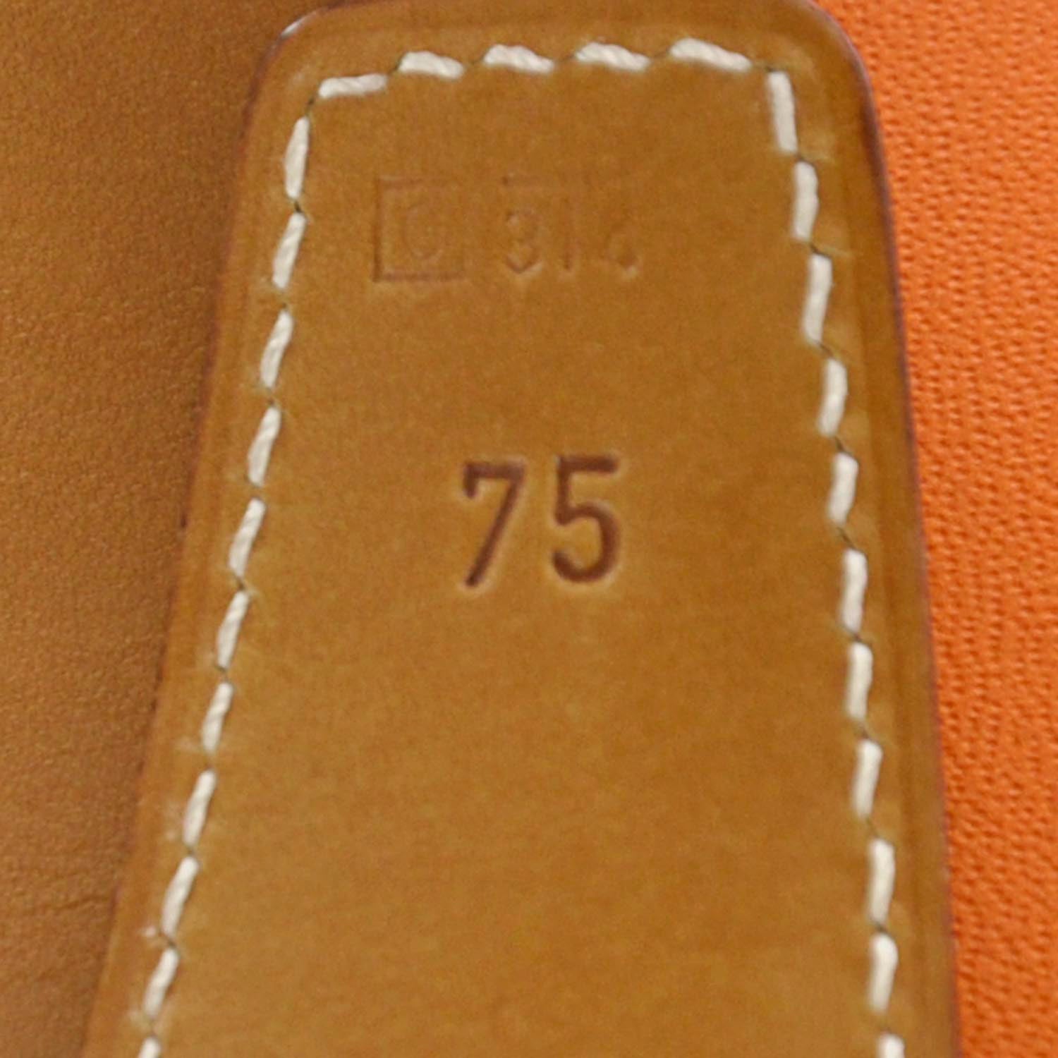 Hermes Box Reversible H Belt 75 6 of 7