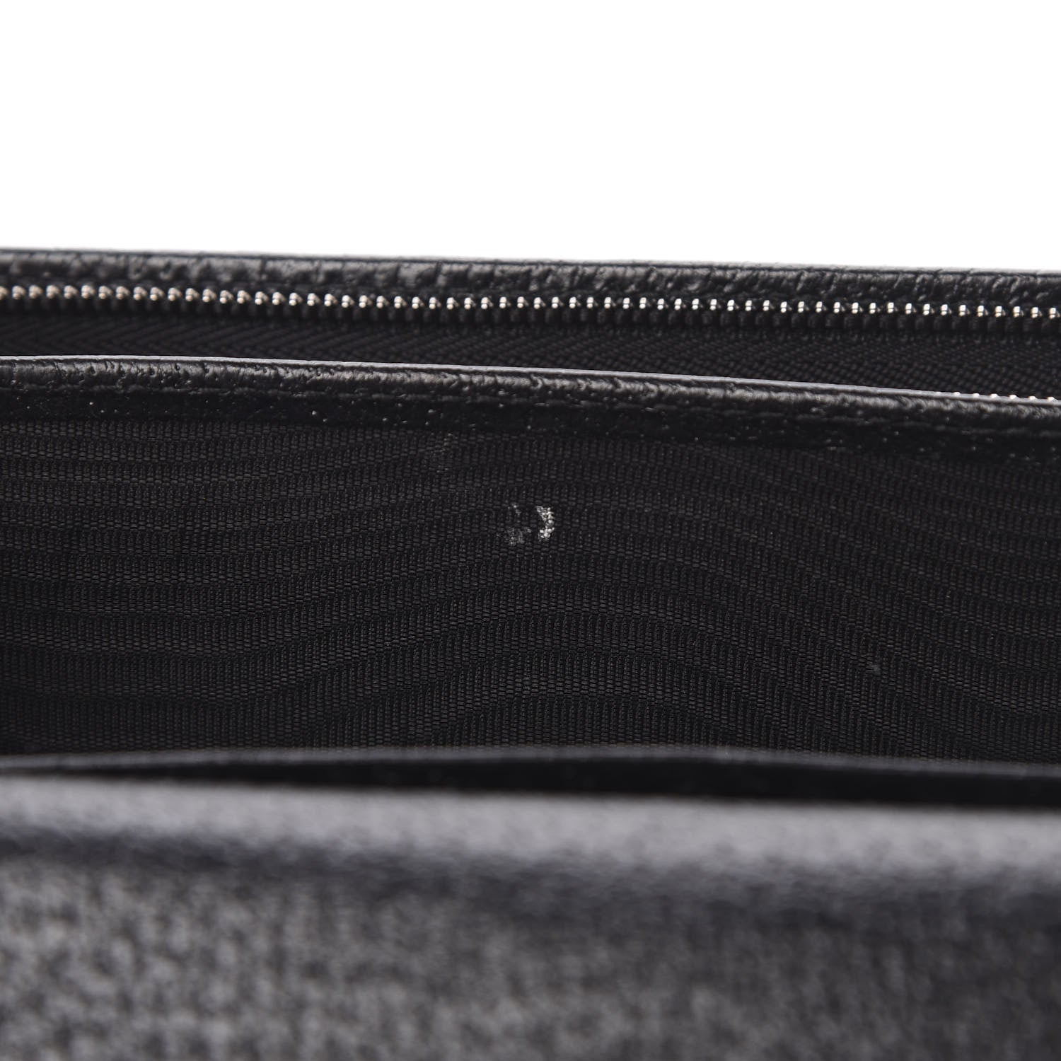 Gucci Monogram Metal Bar Chain Wallet Black 12 of 13