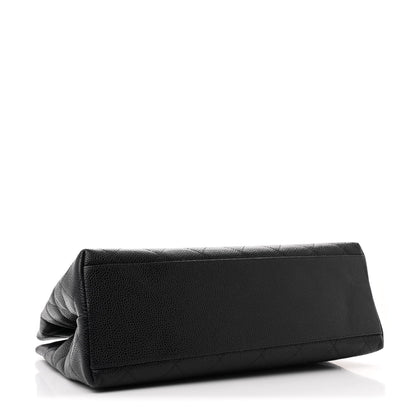 Chanel Caviar Quilted Small Shopping Tote Black 4 of 14