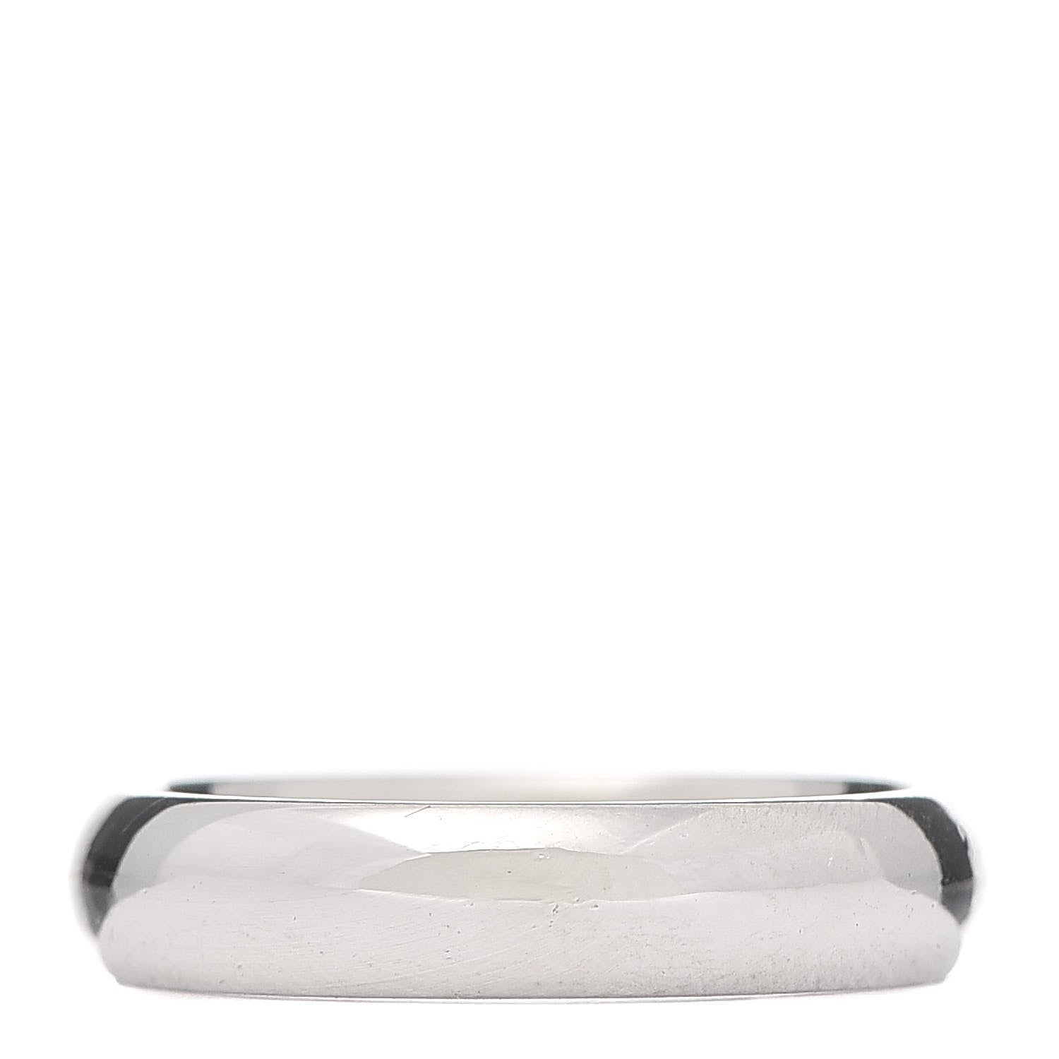 Tiffany Platinum 4mm Classic Wedding Band Ring 54 7 3 of 4