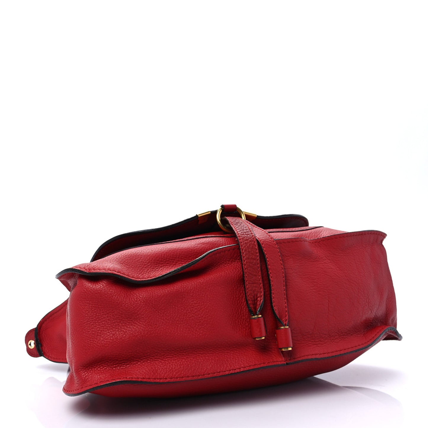 Calfskin Medium Marcie Satchel Red