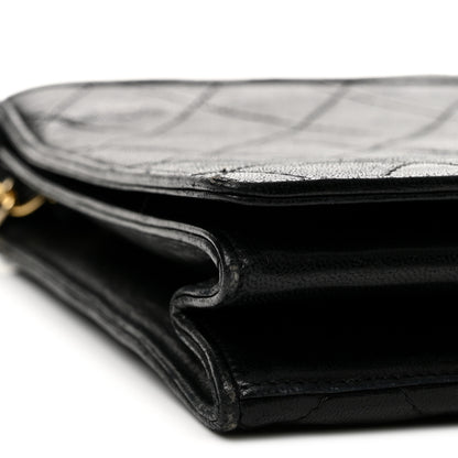 Chanel Lambskin Quilted CC Small Single Flap Black 11 of 14