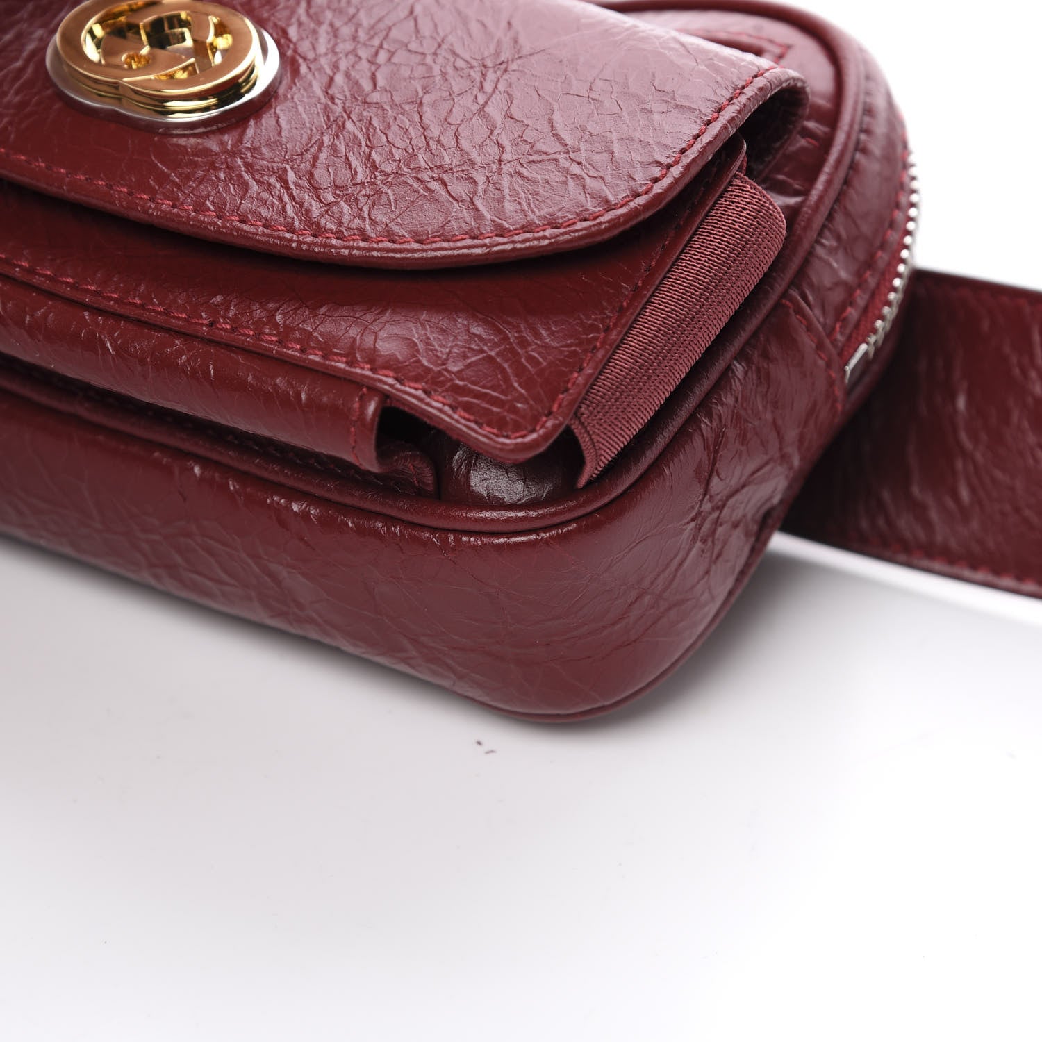 Gucci Fluffy Calfskin Mini Morpheus Belt Bag 100 40 Red 10 of 11