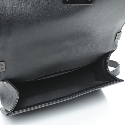 Chanel Caviar Quilted Medium Boy Flap So Black 5 of 8