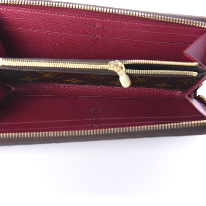 Louis Vuitton Monogram Clemence Wallet Fuchsia 4 of 5