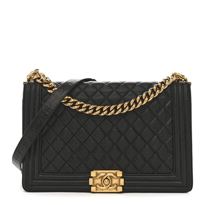 Chanel Caviar Quilted New Medium Boy Flap Black 1 of 13