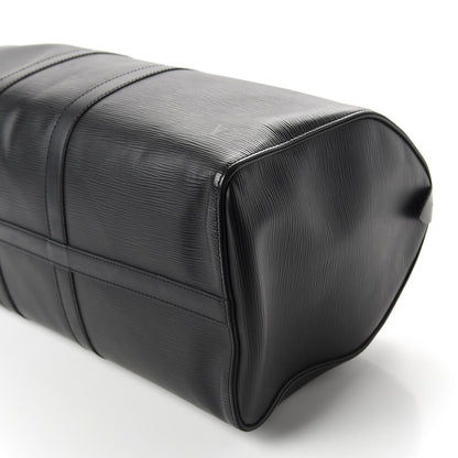 Louis Vuitton Epi Keepall 45 Black 7 of 9