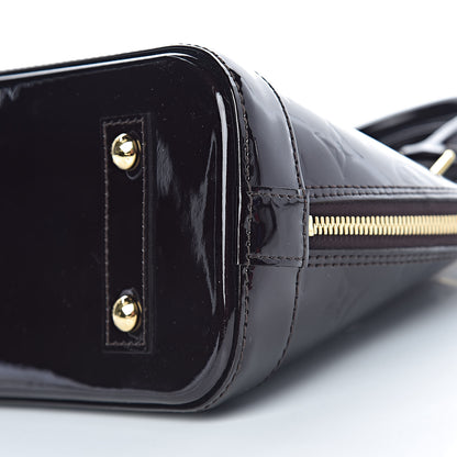 Louis Vuitton Vernis Alma BB Amarante 9 of 10