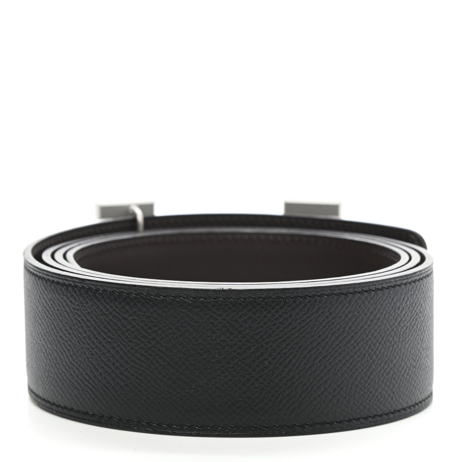 Hermes Epsom 42mm Constance H Belt 105 Black Havane 2 of 6