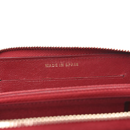 Chanel Sheepskin Quilted Medium Mademoiselle Vintage Zip Around Wallet Red 8 of 9