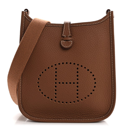 Hermes Taurillon Clemence Evelyne TPM Gold 1 of 11