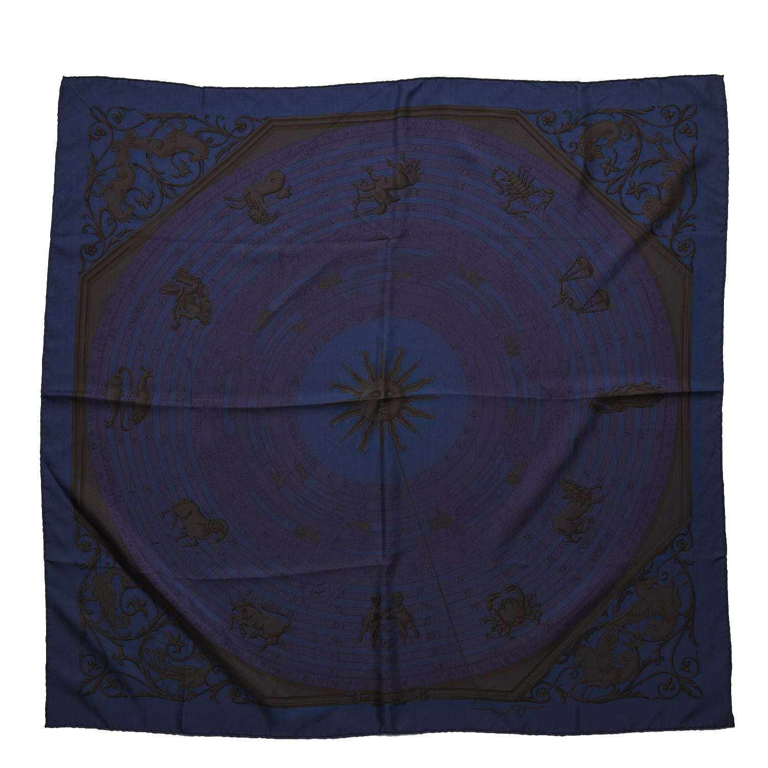 Hermes Silk Dip Dye Astrologie Scarf 90 1 of 7