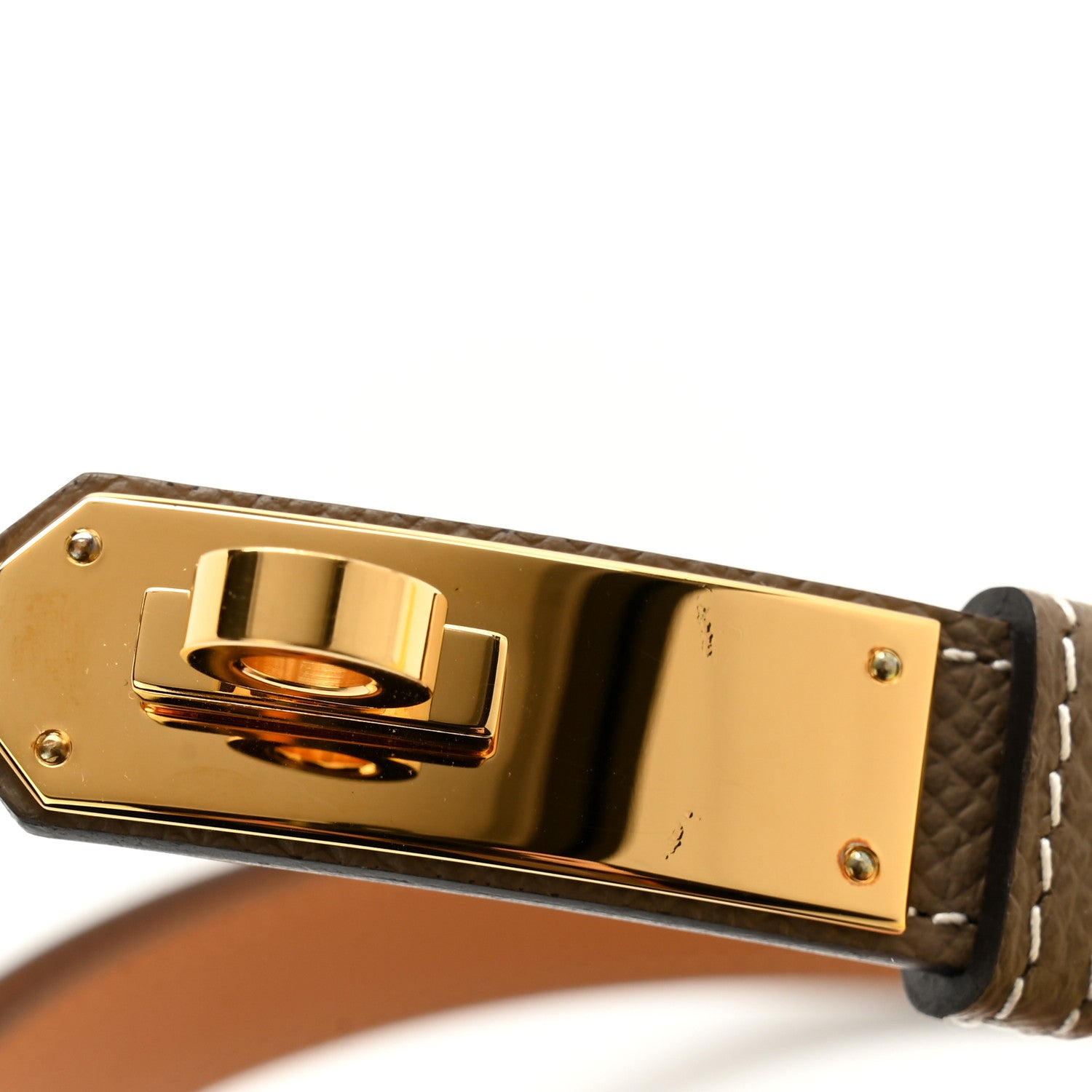 Hermes Epsom Kelly Belt Etoupe 4 of 4