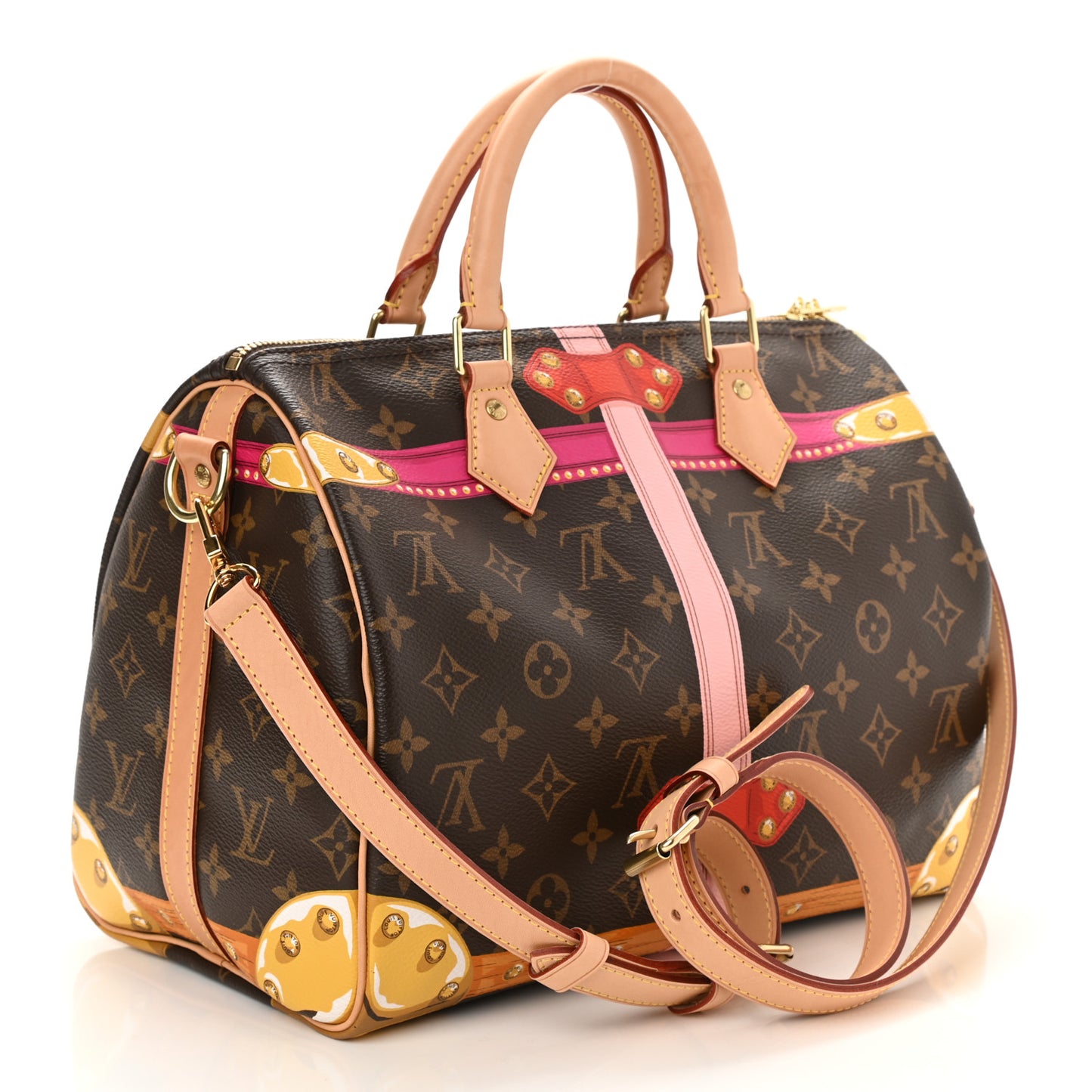 Monogram Summer Trunks Speedy Bandouliere 30