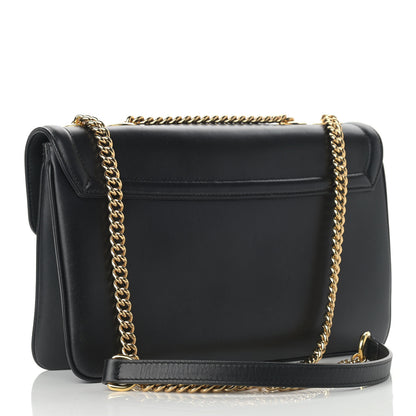 Gucci Vitello Palmellato Lux Crystal Medium Rajah Shoulder Bag Black 3 of 15