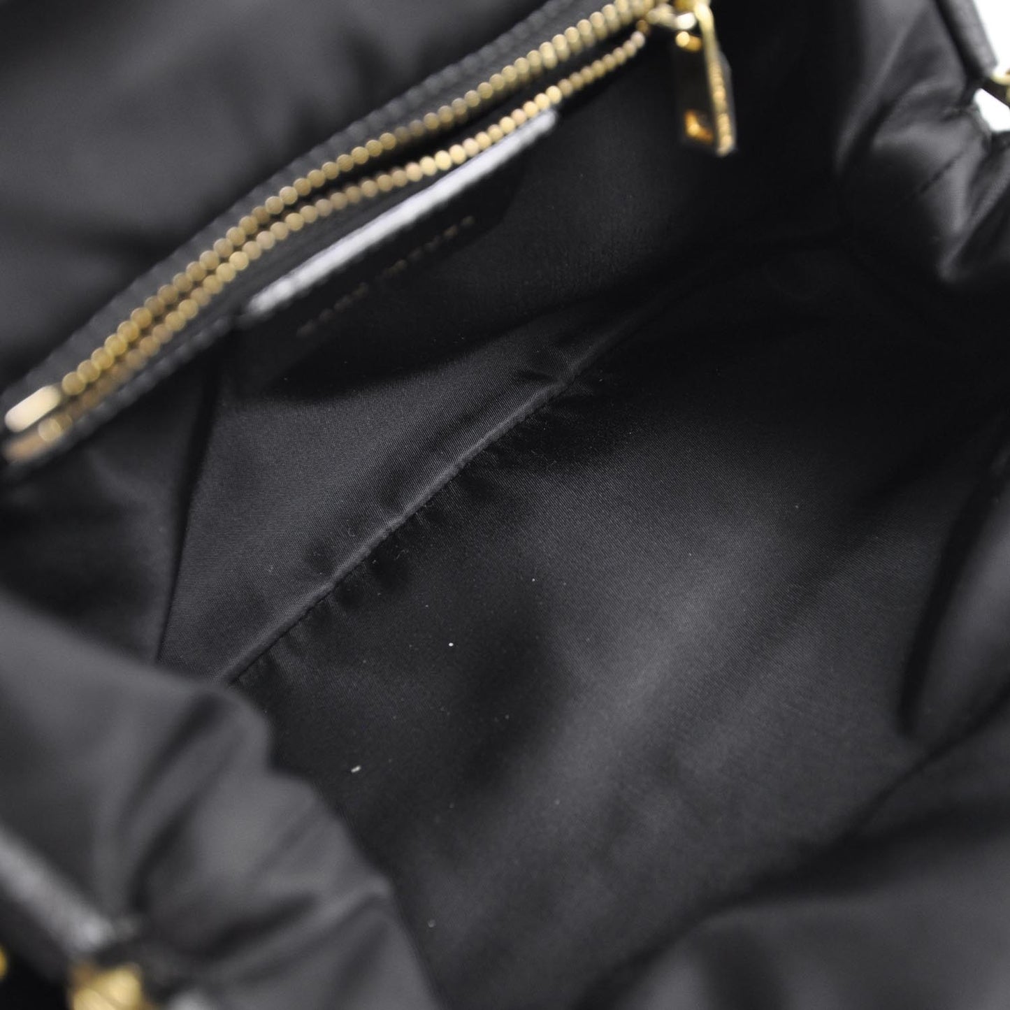 Nylon Quilted Little Stam Black