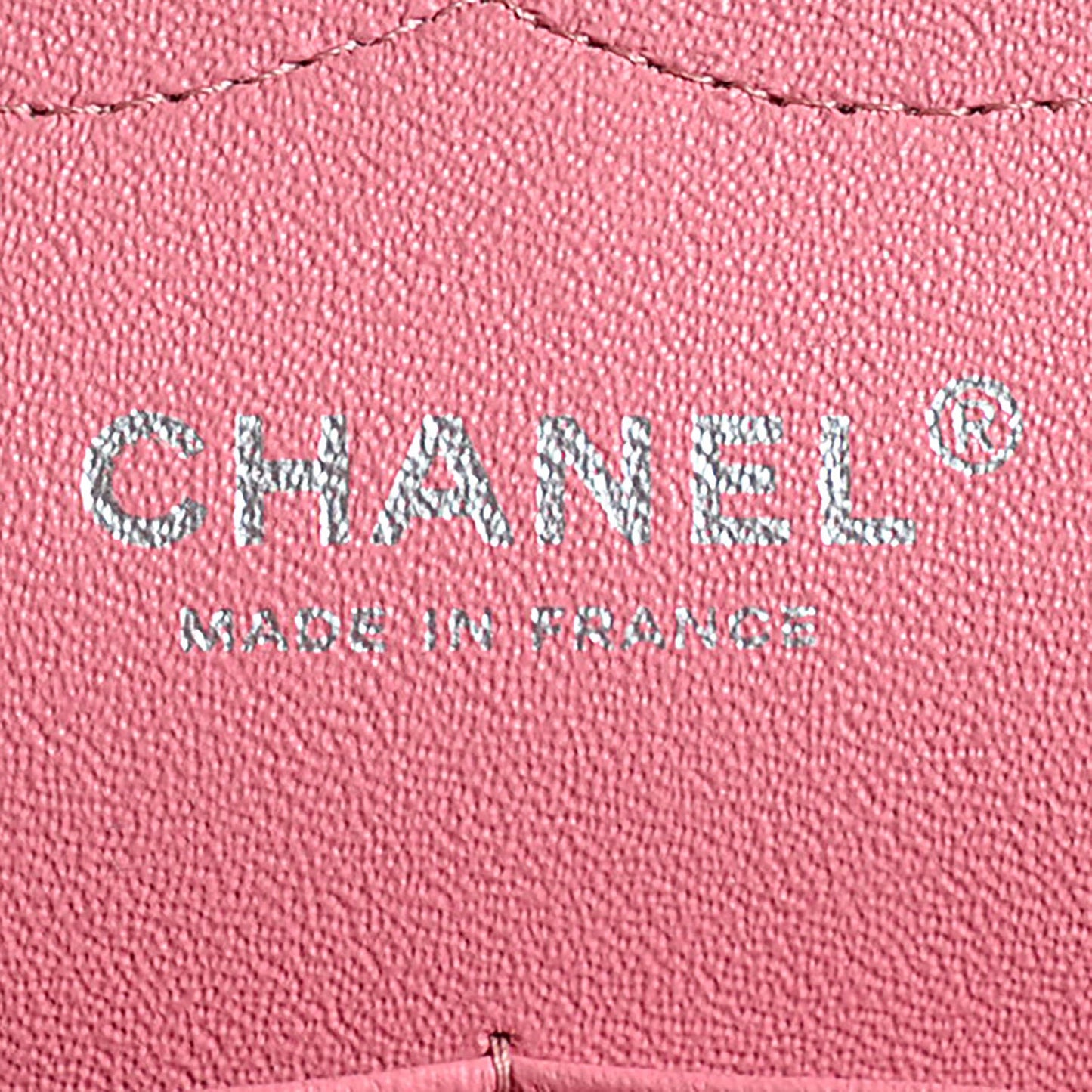 Lambskin Quilted Jumbo Double Flap Pink