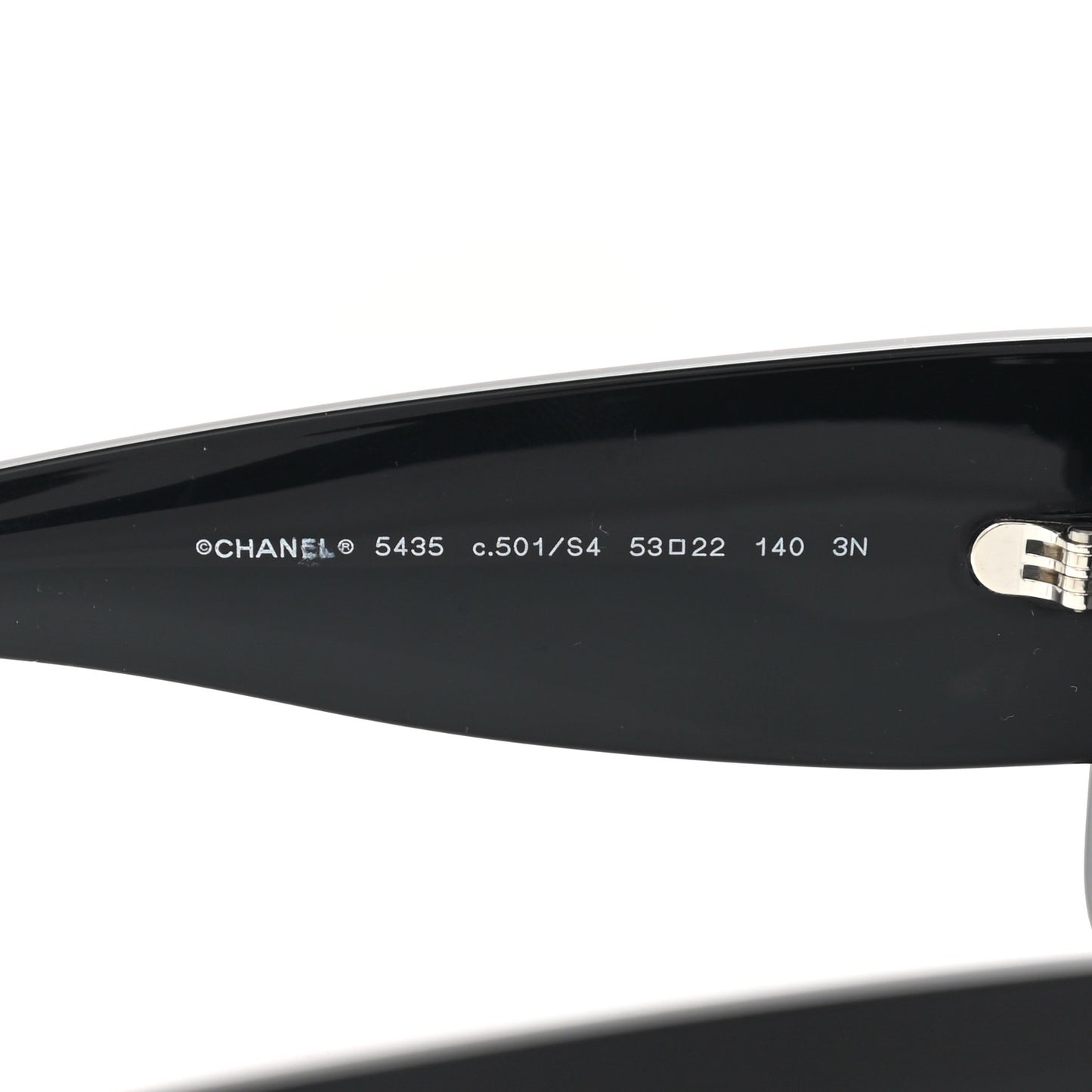 Acetate Rectangle Sunglasses 5435 Black Grey