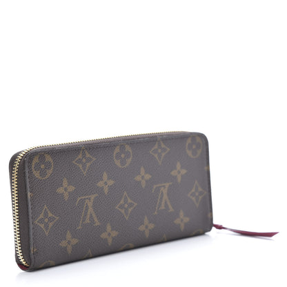 Louis Vuitton Monogram Clemence Wallet Fuchsia 3 of 8