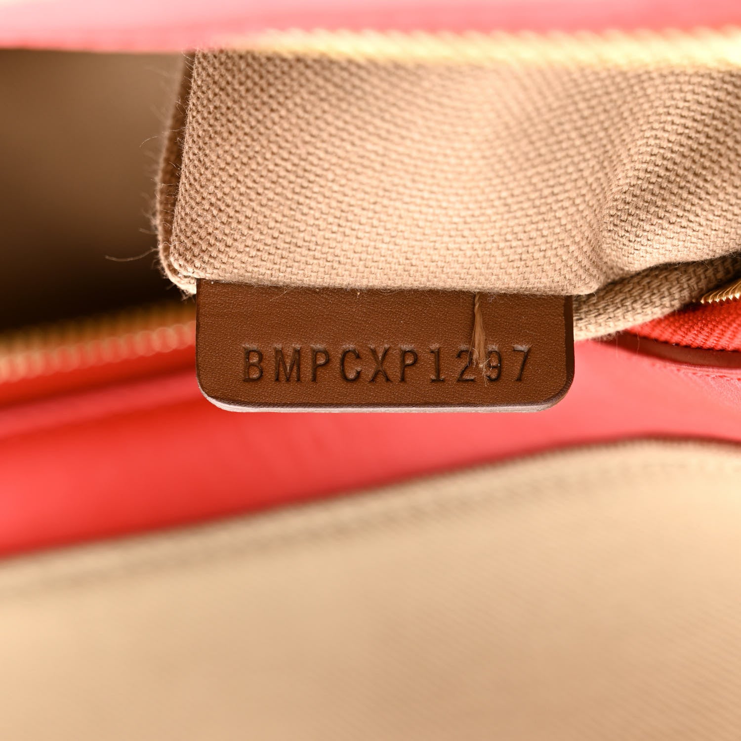 Burberry Calfskin Canvas Medium Cube Bowling Bag Malt Brown 7 of 13