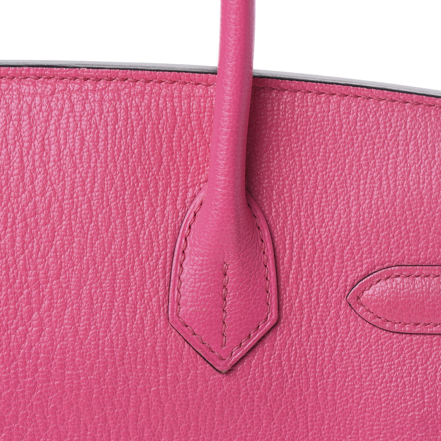 Chevre Mysore Horseshoe Birkin 30 Rose Tyrien Ultraviolet