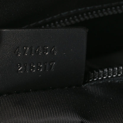 Gucci GG Supreme Monogram Web Messenger Bag Black 7 of 9