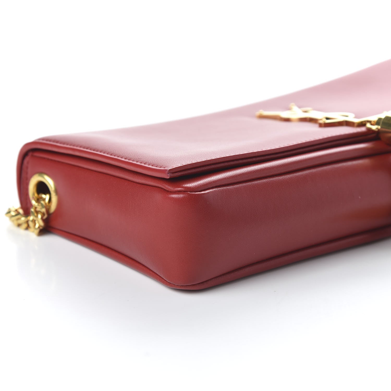 Saint Laurent Lambskin Monogram Tassel Kate 99 Rouge Eros 7 of 11