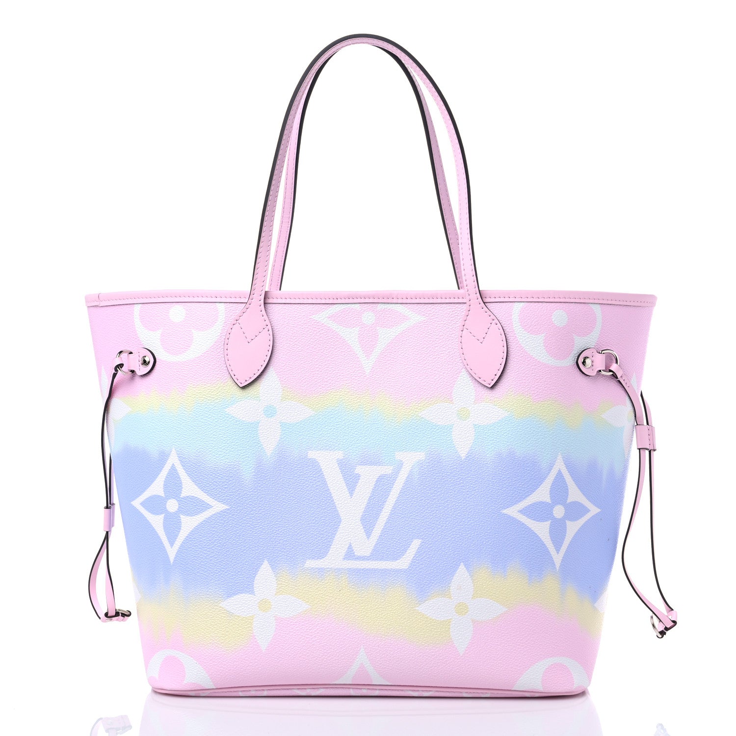 Louis Vuitton Monogram Escale Neverfull MM Pastel 3 of 11