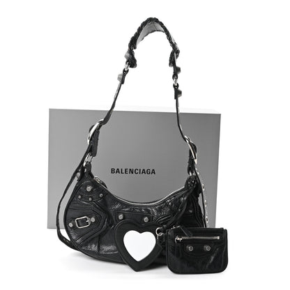 Balenciaga Agneau Arena Le Cagole Shoulder Bag XS Black 12 of 12