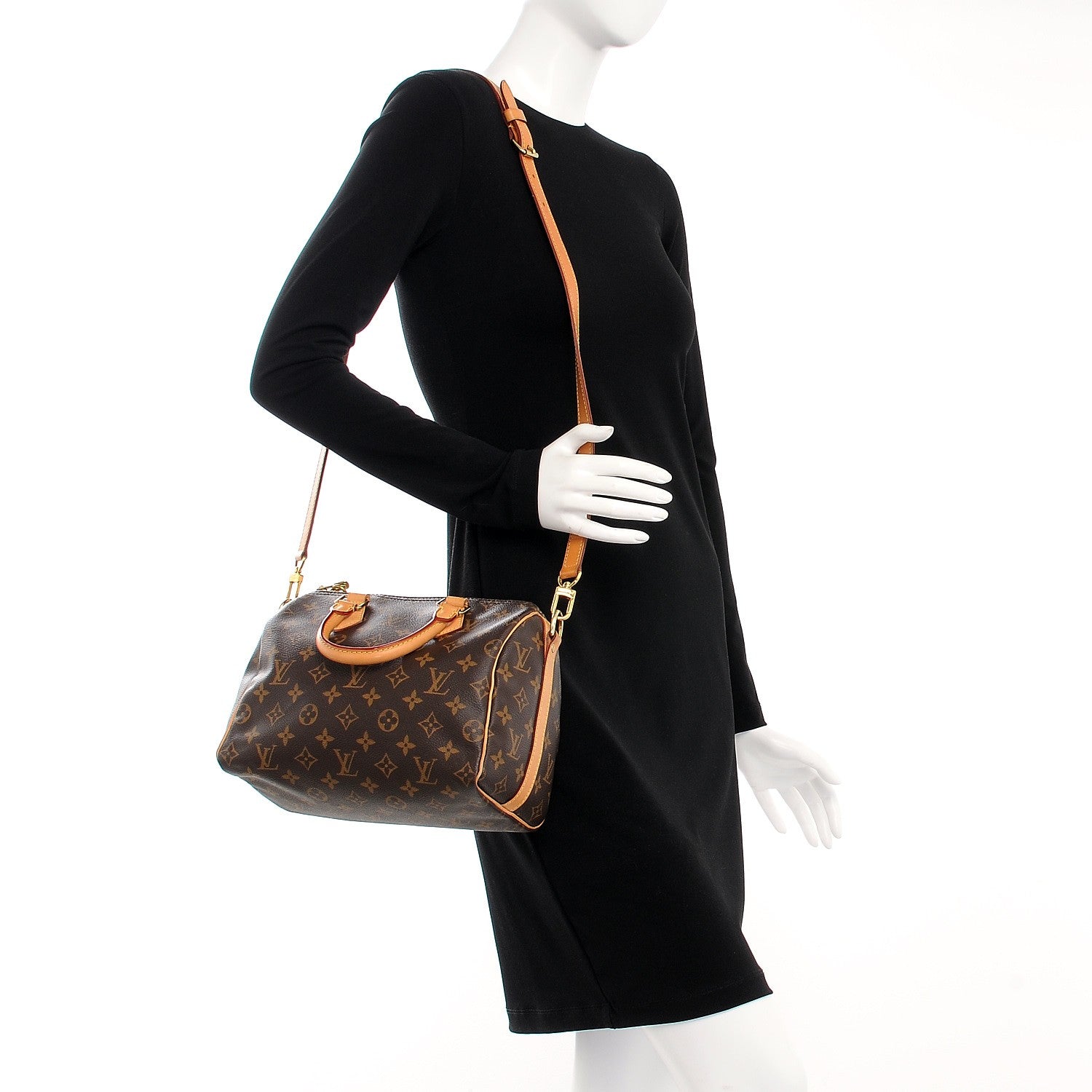 Louis Vuitton Monogram Speedy Bandouliere 25 2 of 10