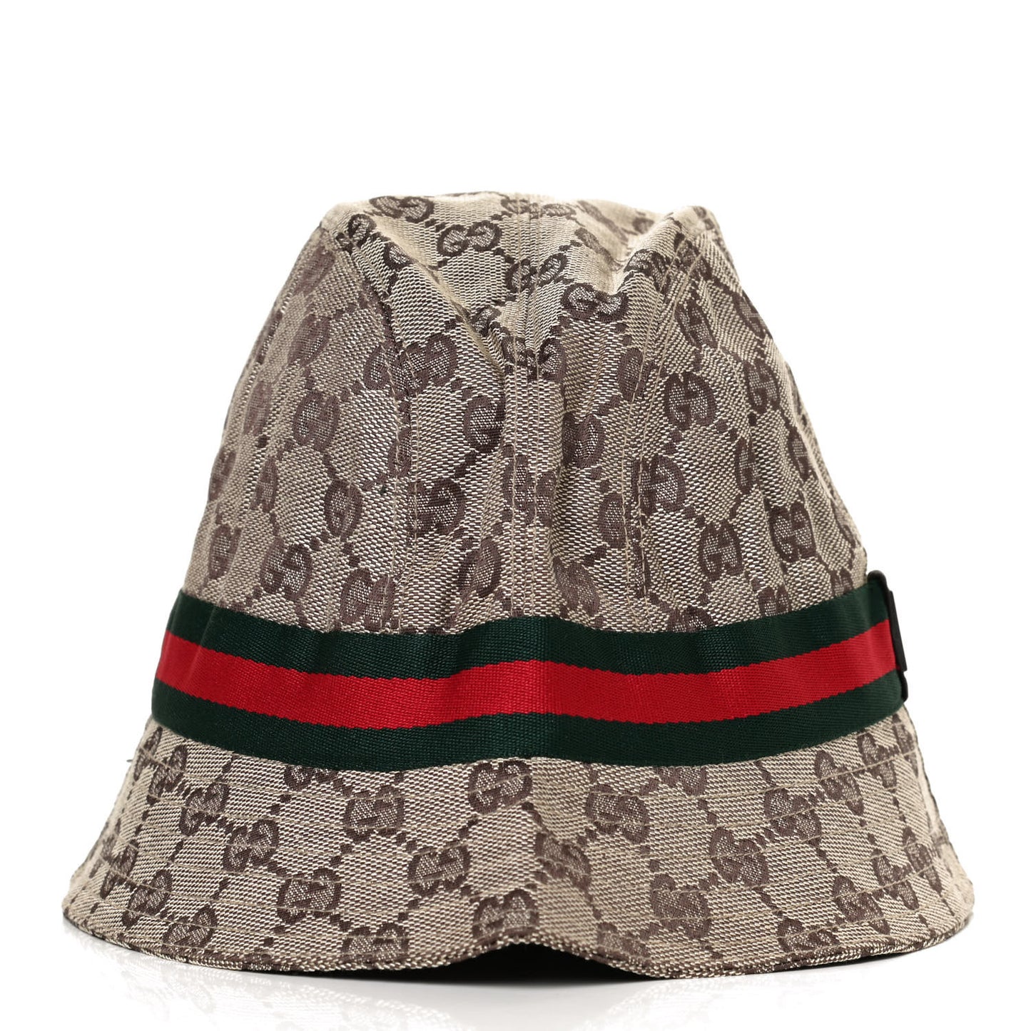 Monogram Web Bucket Hat L Brown