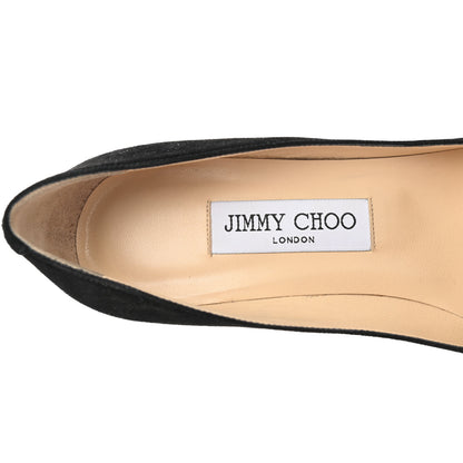 Jimmy Choo Suede Agnes Pumps 36.5 Black 7 of 9