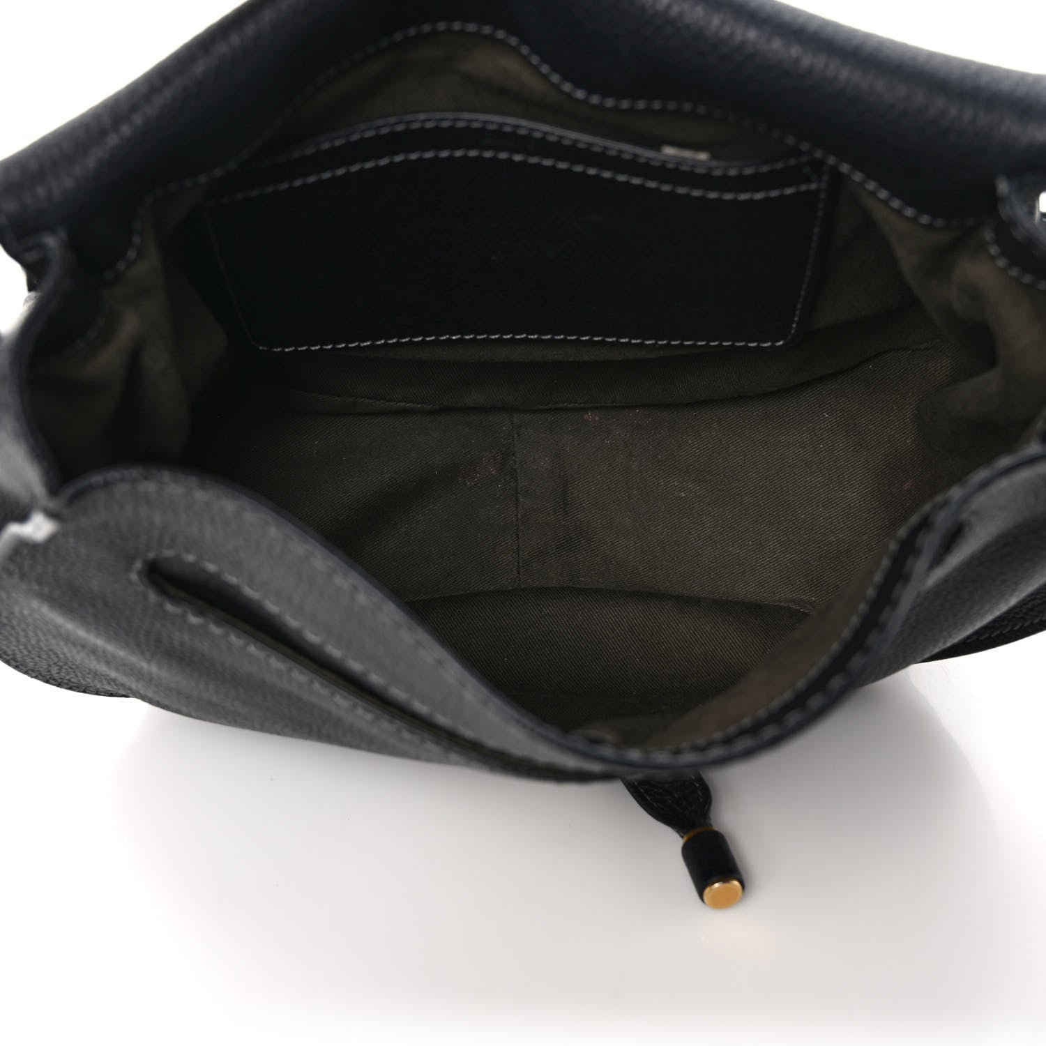Chloe Calfskin Medium Marcie Round Crossbody Bag Black 5 of 8