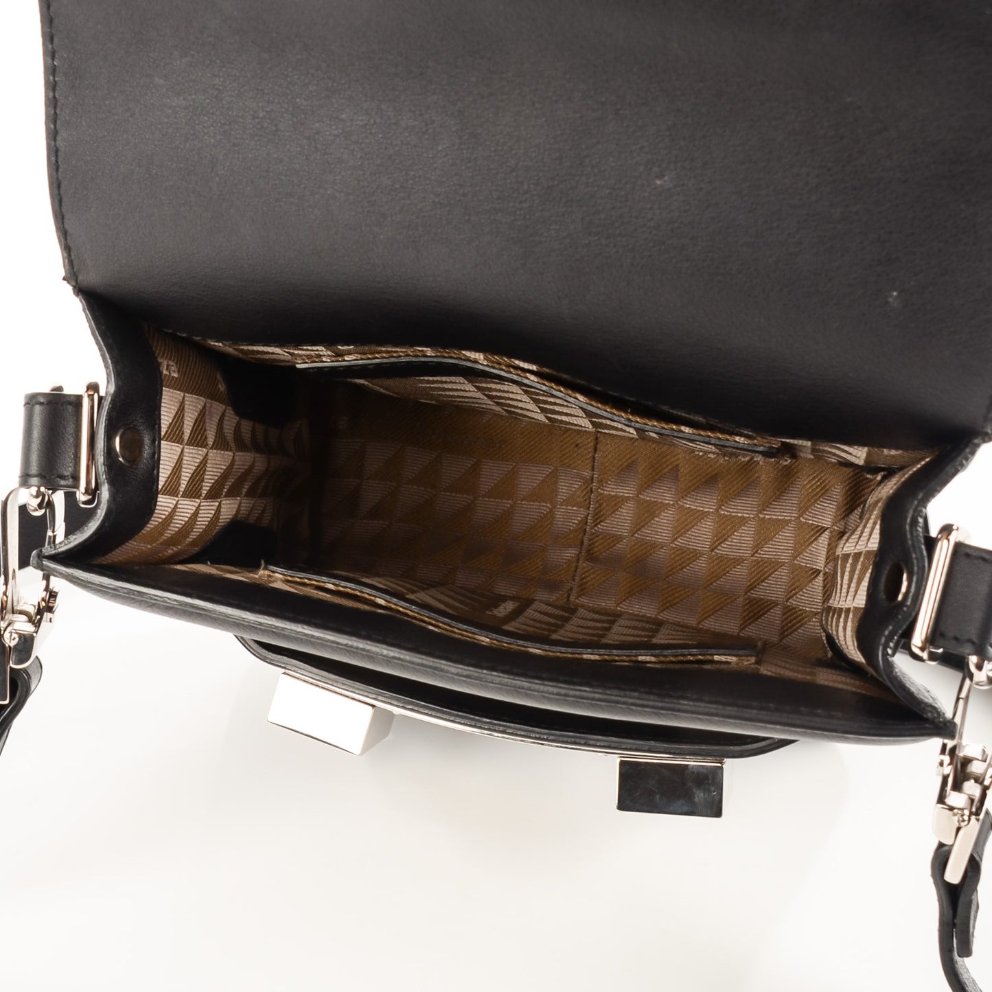 Calfskin PS11 Tiny Shoulder Bag Black