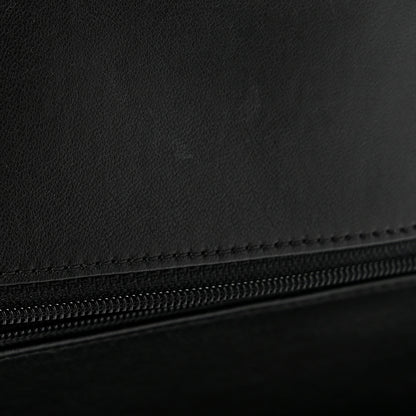 Chanel Lambskin Quilted Medium Double Flap Black 12 of 15