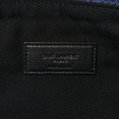 Saint Laurent Nylon Mesh SLP Belt Bag Blue 6 of 8