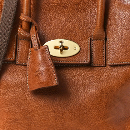 Mulberry Natural Leather Cara Delevigne Convertible Satchel Oak 9 of 12