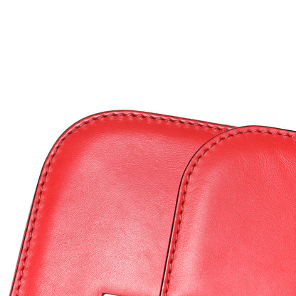 Valentino Garavani Vitello Small Glam Lock Rockstud Flap Red 10 of 12