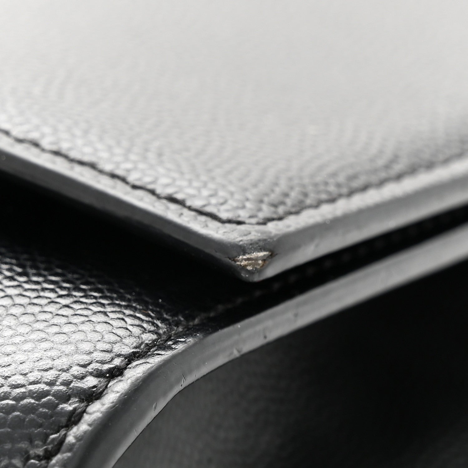 Saint Laurent Grain De Poudre Small Monogram Kate Satchel Black 11 of 12