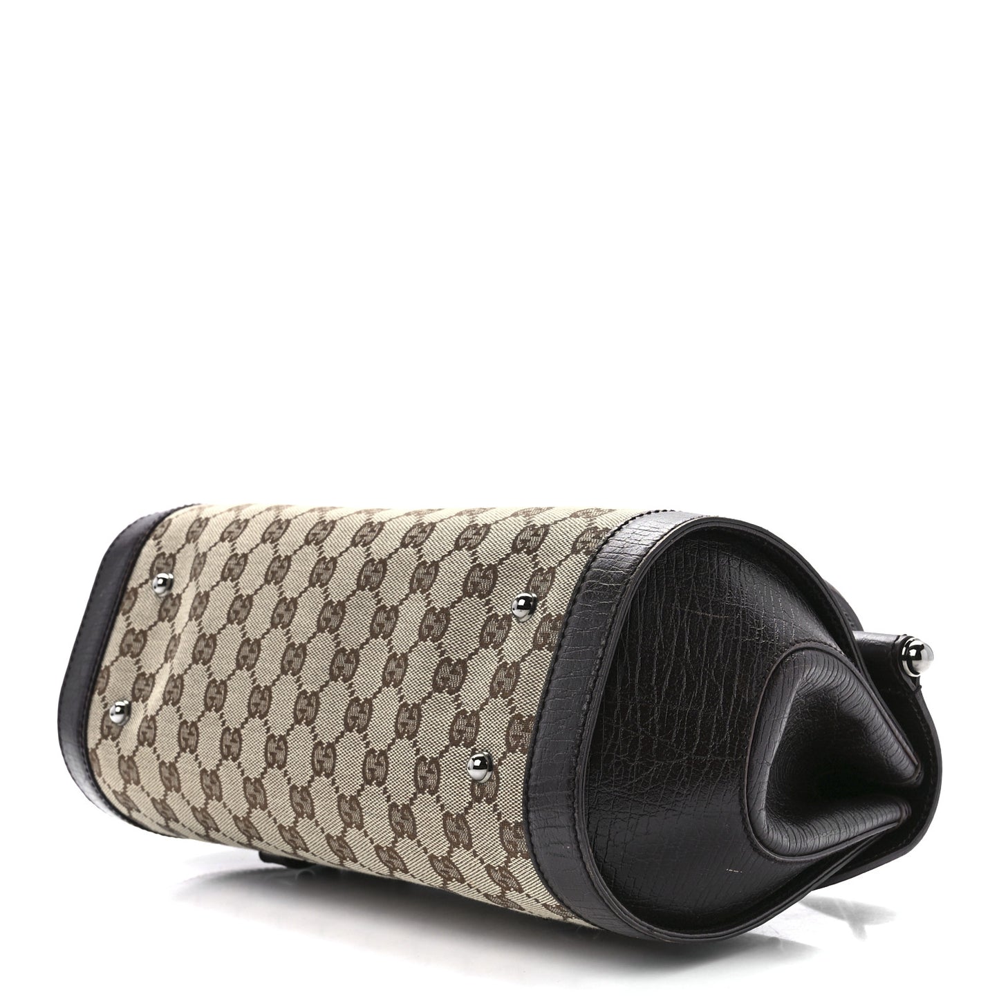 Monogram Bamboo Bullet Bag Dark Brown