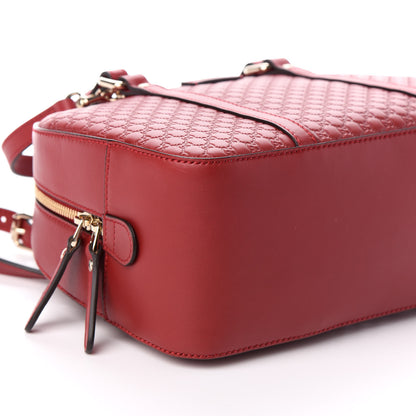 Gucci Soft Microguccissima Medium Crossbody Bag Rosso 8 of 9