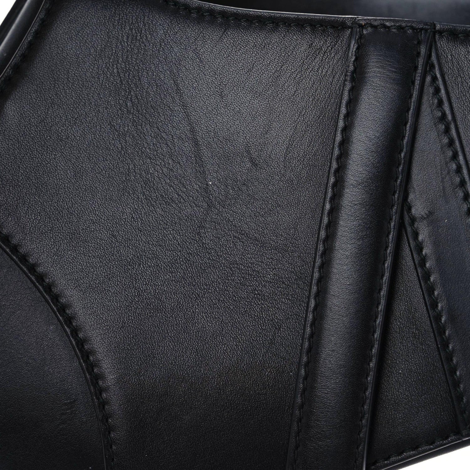 Christian Dior Calfskin Mini Saddle Bag Black 17 of 17