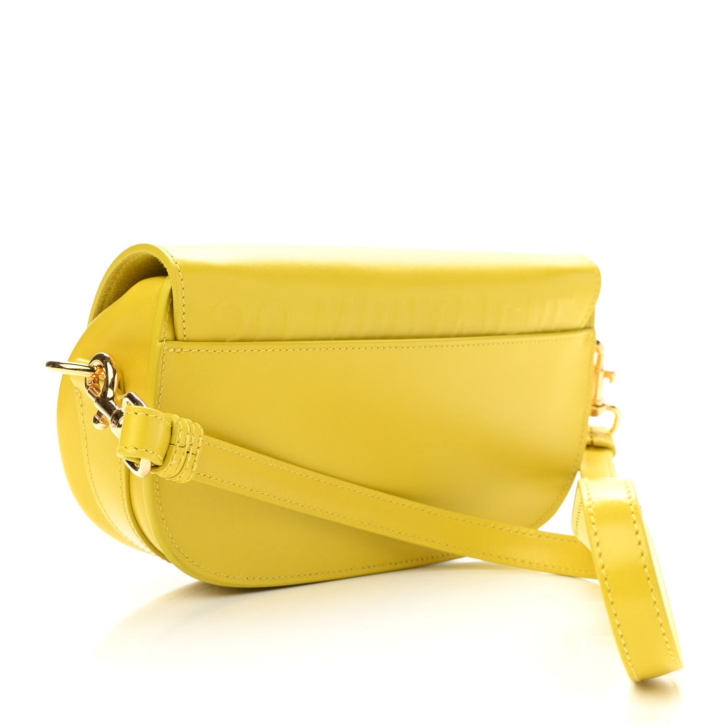 Box Calfskin East West Bobby Bag Mustard Yellow