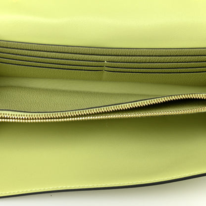 Hermes Matte Alligator Constance Long Wallet To Go Jaune Bourgeon 3 of 7