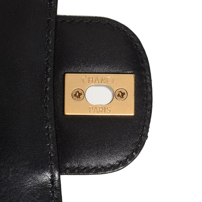 Chanel Lambskin Bekko Resin Medium Single Flap Black 7 of 8