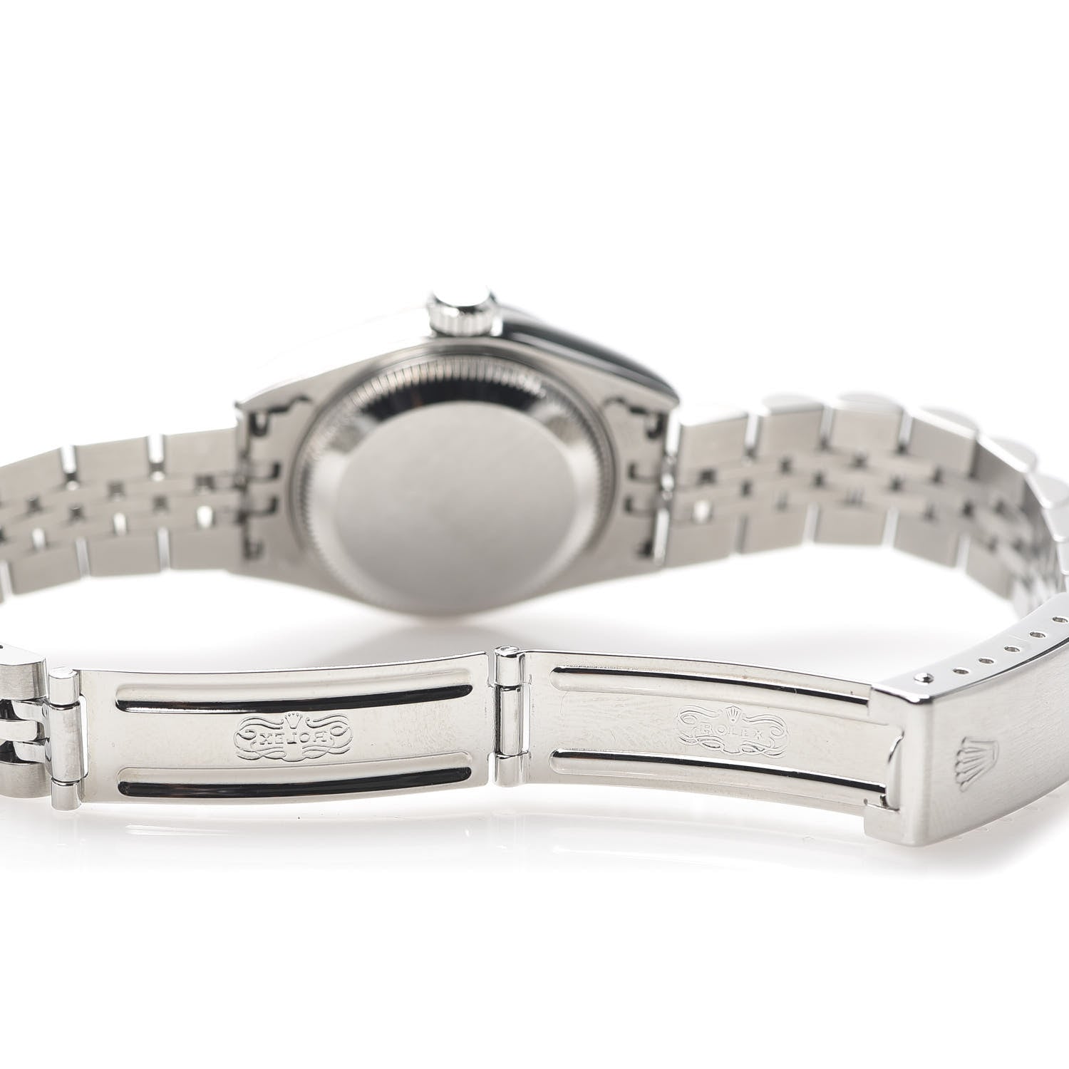 Rolex Stainless Steel 18K White Gold Diamond 26mm Oyster Perpetual Datejust Watch Silver 69174 6 of 6